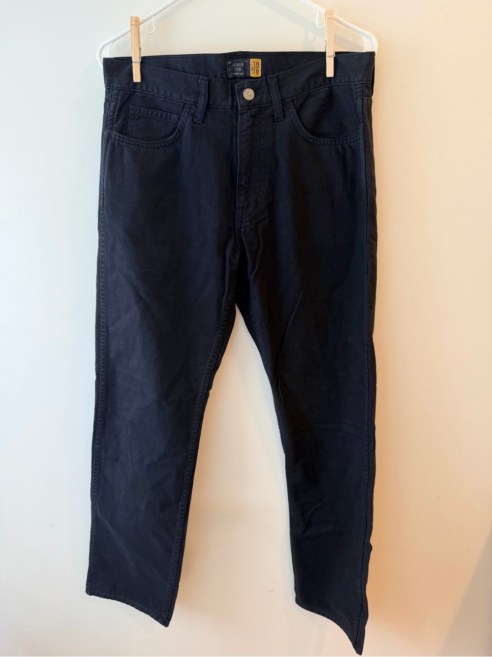 J. Crew Men's Slim Straight Jeans in Black